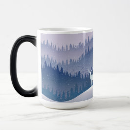 Lavendel Pine Bäume Winter Weihnachtswunder Wunder Verwandlungstasse