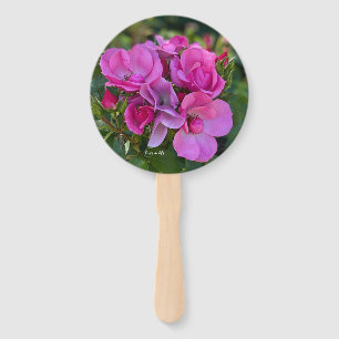 Lavendel Pink Roses Fächer