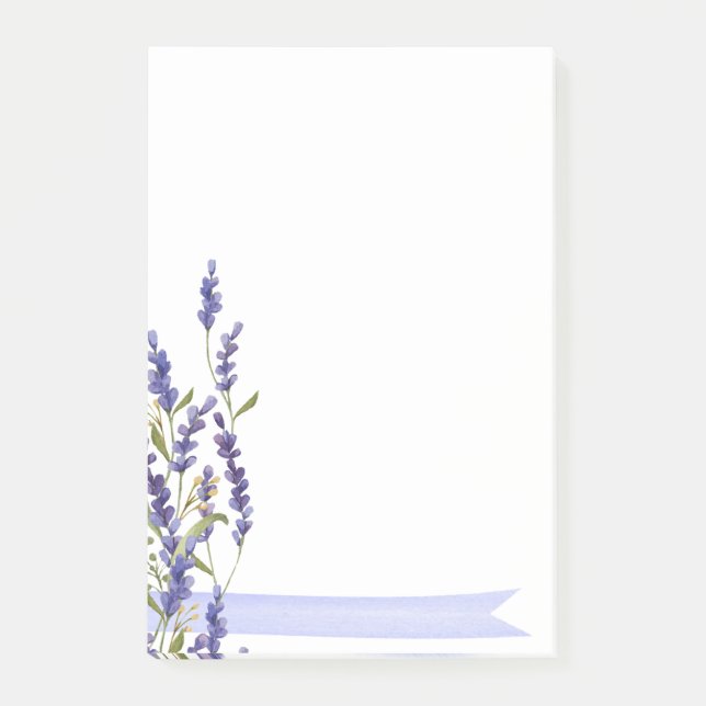 Lavendel Post-it Klebezettel (Vorderseite)