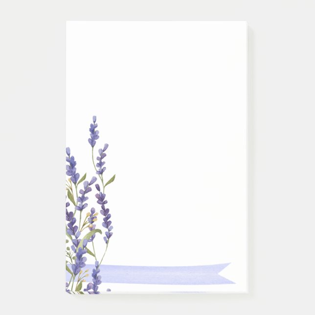 Lavendel Post-it Klebezettel (Vorderseite)