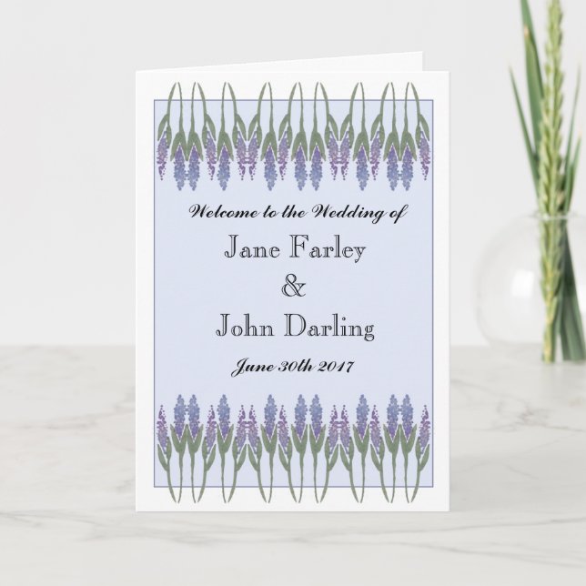Lavendel Programm (Vorderseite)