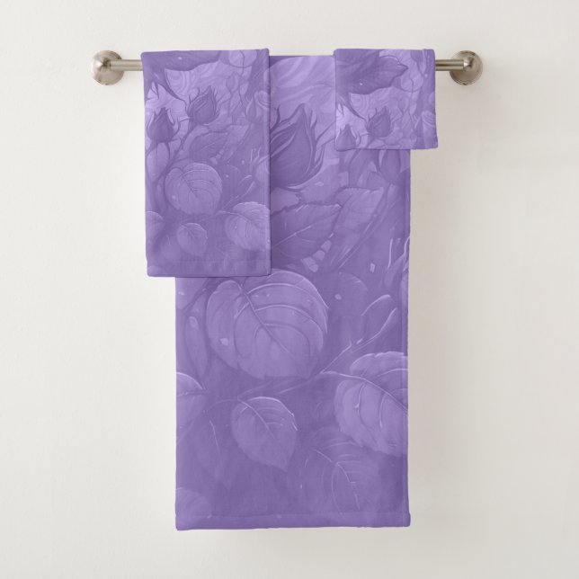 Lavendel-Rose Badhandtuch Set (Insitu)