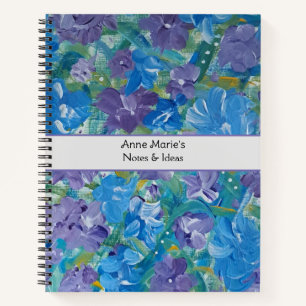 Lavendel Rose Personalisiert Notebook Notizbuch