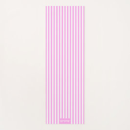 Lavendel Rose Rosa Streifen Linie Individuelle Nam Yogamatte