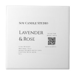 Lavendel Rose Soy Kerzen Business hinzufügen q r C Fliese
