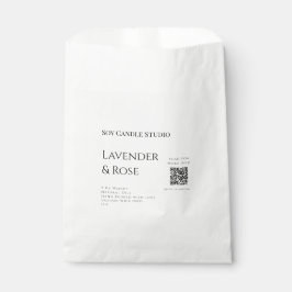 Lavendel Rose Soy Kerzen Business hinzufügen q r C Geschenktütchen