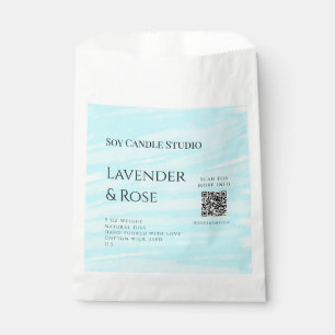 Lavendel Rose Soy Kerzen Business hinzufügen q r C Geschenktütchen