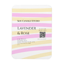 Lavendel Rose Soy Kerzen Business hinzufügen q r C Magnet