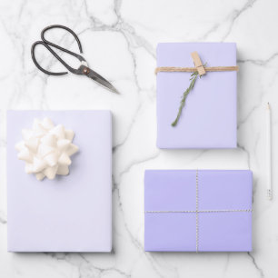 Lavendel Rose Weich weißer Pastellfarben Geschenkpapier Set