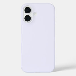 Lavendel Rose Weich weißer Pastellfarben iPhone 16 Hülle