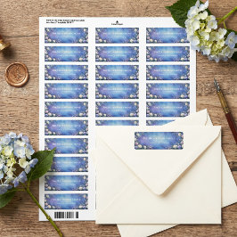 Lavendel Roségold geätzte blaue Textur