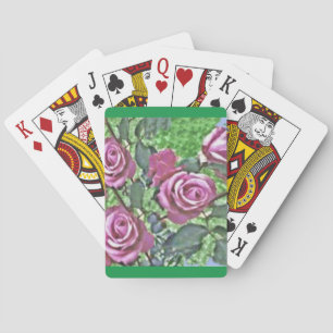 Lavendel-Rosenstrauch Spielkarten