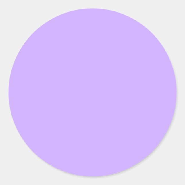 Lavendel Runder Aufkleber (Vorderseite)