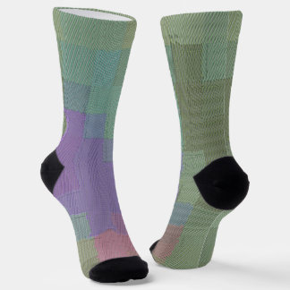 Lavendel Sage Kariert Socken