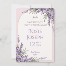 Lavendel Save the Date