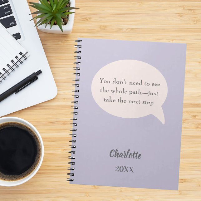 Lavendel Schimmer Rosa Elfenbein inspirierendes Zi Notizblock (Von Creator hochgeladen)