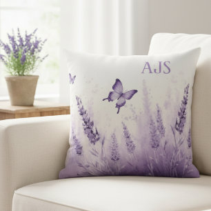 Lavendel Schmetterling – Ästhetisches Geschenk für Kissen