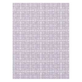 Lavendel-Scrollwork-Muster Tischdecke