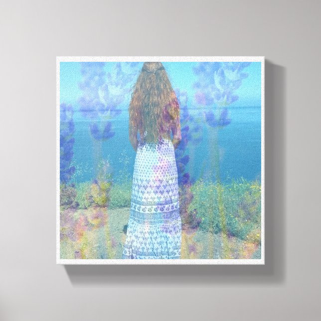 Lavendel Sea Canvas Print Leinwanddruck (Vorderseite)