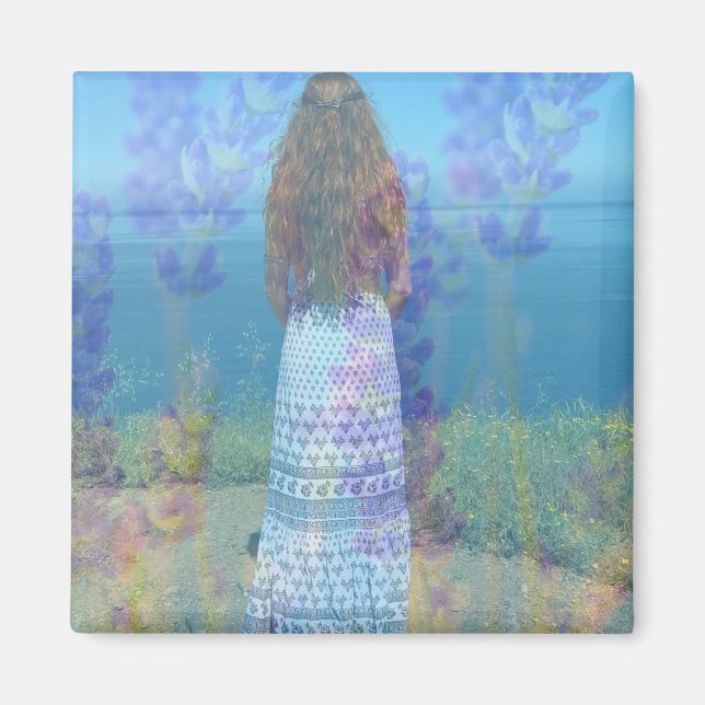Lavendel Sea Magnet (Vorne)