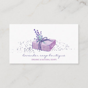 Lavendel-Seife Visitenkarte