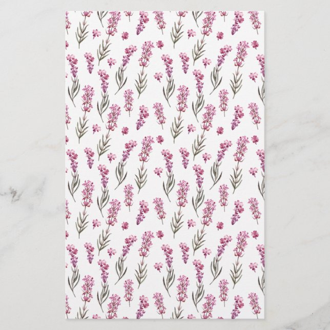 Lavendel-Seifenspulpapier (Vorderseite)