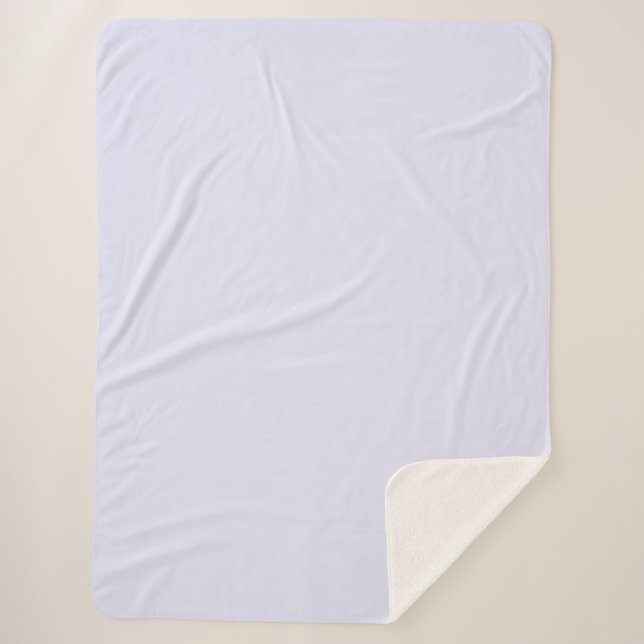 Lavendel Sherpadecke (Vorderseite)