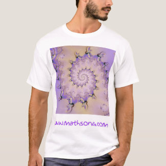 Lavendel-Spiralen T-Shirt
