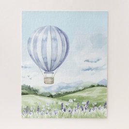 Lavendel Stripes Ballonfeld der Blume