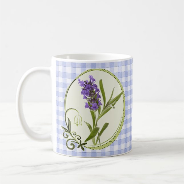 Lavendel-Tasse Kaffeetasse (Links)