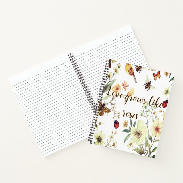 Lavendel-Träume Botanisches Journal Notizbuch (Innenseite)