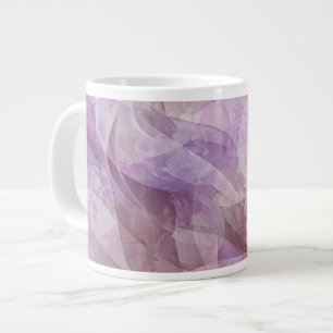 Lavendel Traumhafter Wirbel Lila Mauve Lavendel Jumbo-Tasse