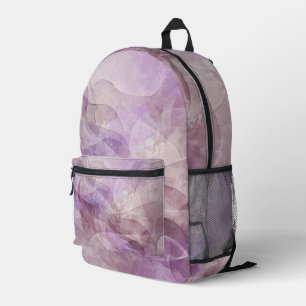 Lavendel Traumschleier Flieder Mauve Lavendel Bedruckter Rucksack
