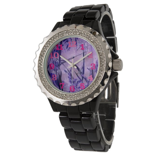 LAVENDEL TWILIGHT ARMBANDUHR (Schrägansicht)