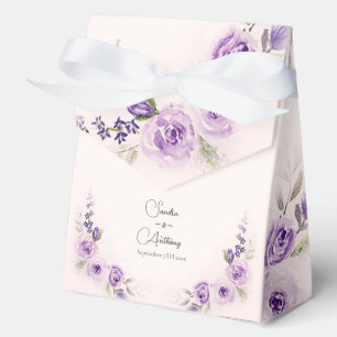 Lavendel- und Blush-Gastgeschenk Hochzeit Geschenkschachtel