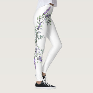 Lavendel und Eukalyptus Leggings