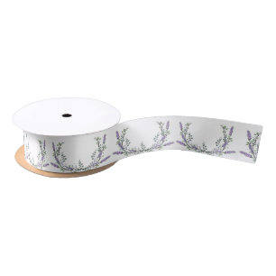 Lavendel und Eukalyptus Satinband