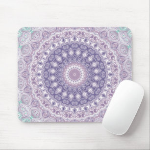 Lavendel- und Flieder-Mandala-Muster Mousepad