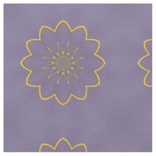 Lavendel und Gold Stoff