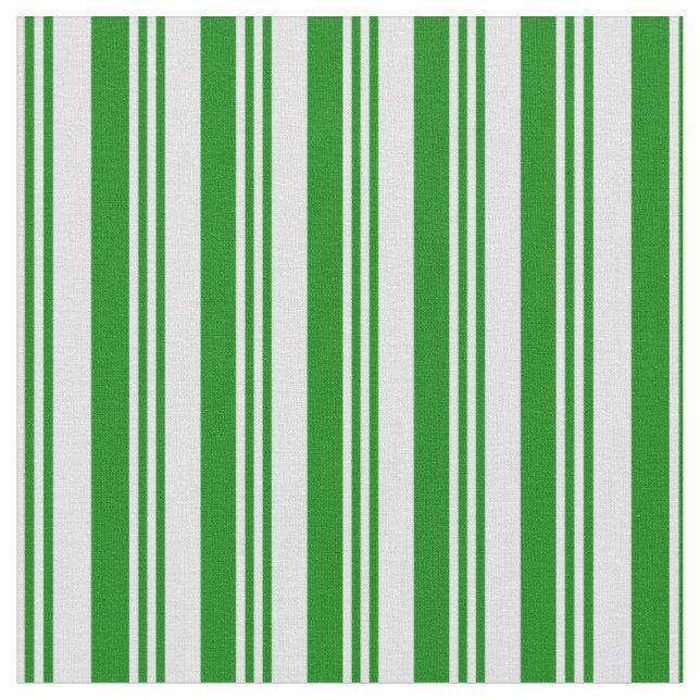 Lavendel und grüne Streifen Stoff (Nahaufnahme)