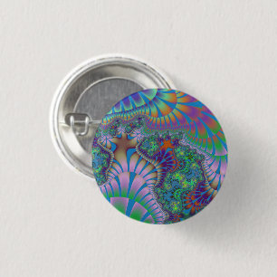 Lavendel und grüner Melt Button