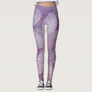 Lavendel und Lila Abstrakte Leggings