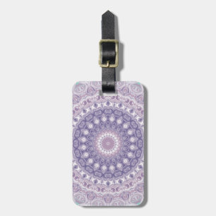 Lavendel und Lila Medallion Design Gepäckanhänger