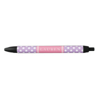 Lavendel- und Pink-Polka-Punktmuster