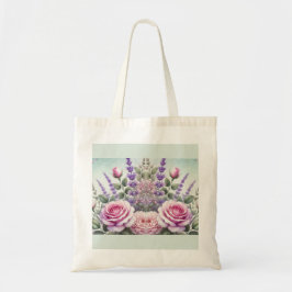 Lavendel und Rose Garden Geschenktasche Tragetasche