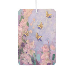 Lavendel und Schmetterlinge Autolufterfrischer