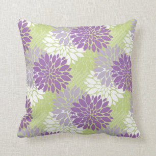 Lavendel und Spring Green Mix und Match Kissen