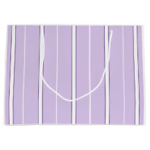 Lavendel und weiß gestreift