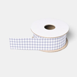 Lavendel und weißes Gingham-Muster-Band Ripsband