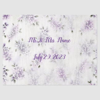 Lavendel- und Weißholzpapier Seidenpapier